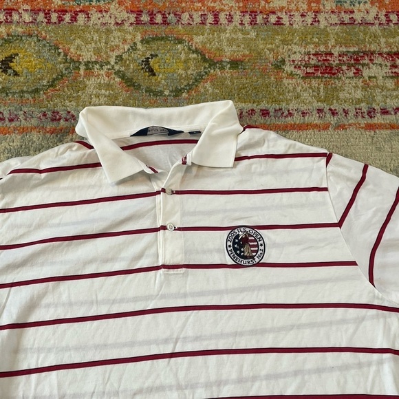 2005 U.S. Open Pinehurst Golf Club North Carolina Polo Golf Striped Shirt - Picture 2 of 6